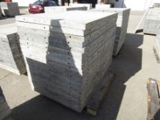 (20) 36" x 5' Durand Concrete Forms, Smooth 6-12 Hole Pattern, Attached Hardware, Located in Mt.