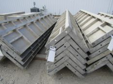 (6) 12" x 12" x 8' Durand Concrete Forms Corners, Smooth 6-12 Hole Pattern, Located in Mt. Pleasant,