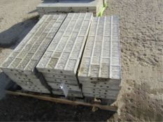 (20) 12" x 3' CAP Wall-Ties Concrete Forms, Textured Brick,