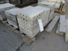 (25) 12" x 1' Durand Cap Concrete Forms, Smooth 6-12 Hole Pattern, Located in Mt. Pleasant, IA