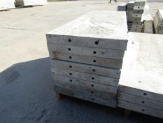 (8) 18" x 4' Durand Concrete Forms, Smooth 6-12 Hole Pattern, Attached Hardware, Located in Mt.