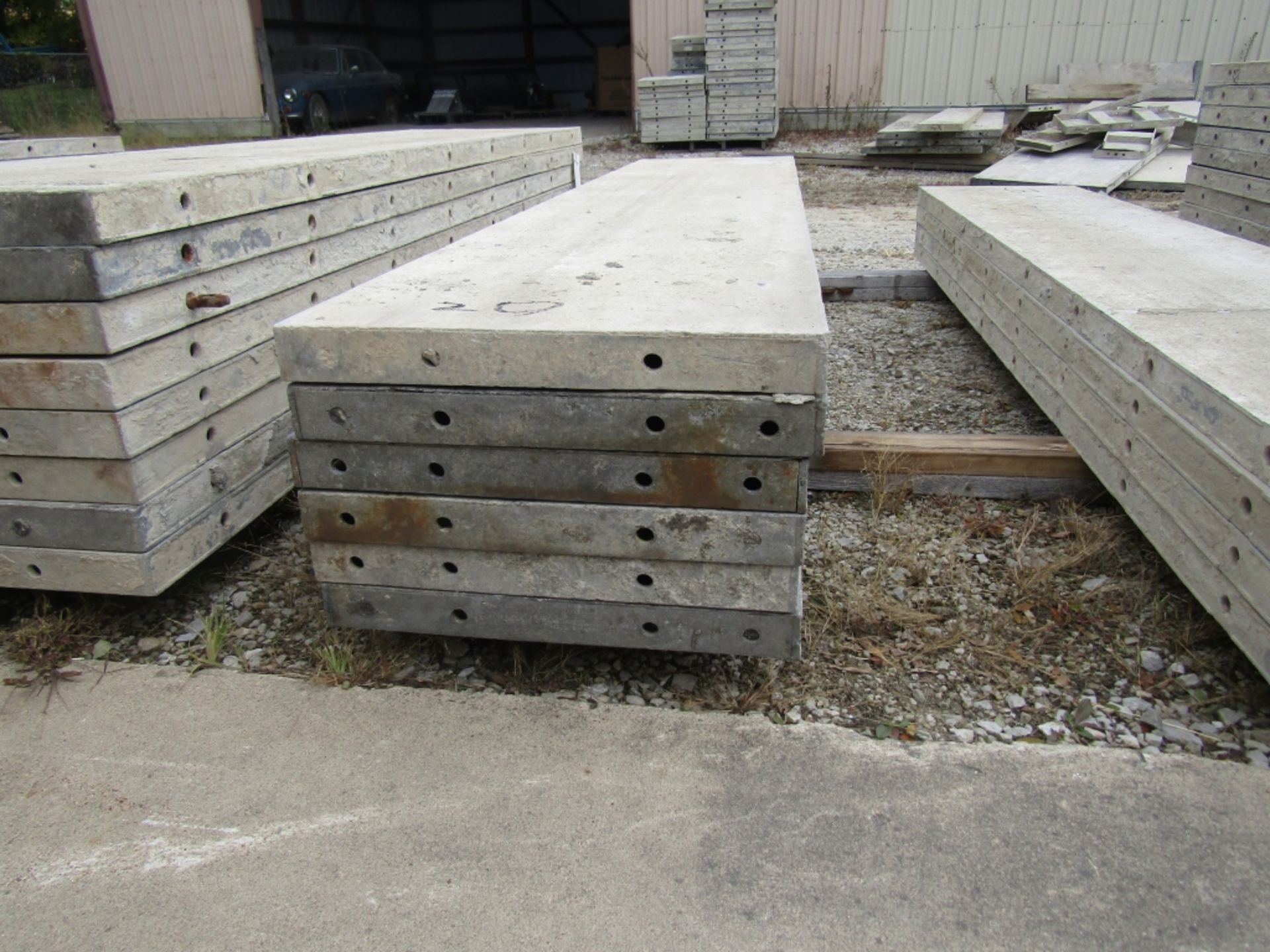 (6) 20" x 8' Durand Concrete Forms, Smooth 6-12 Hole Pattern, Attached Hardware, Located in Mt. - Image 2 of 2