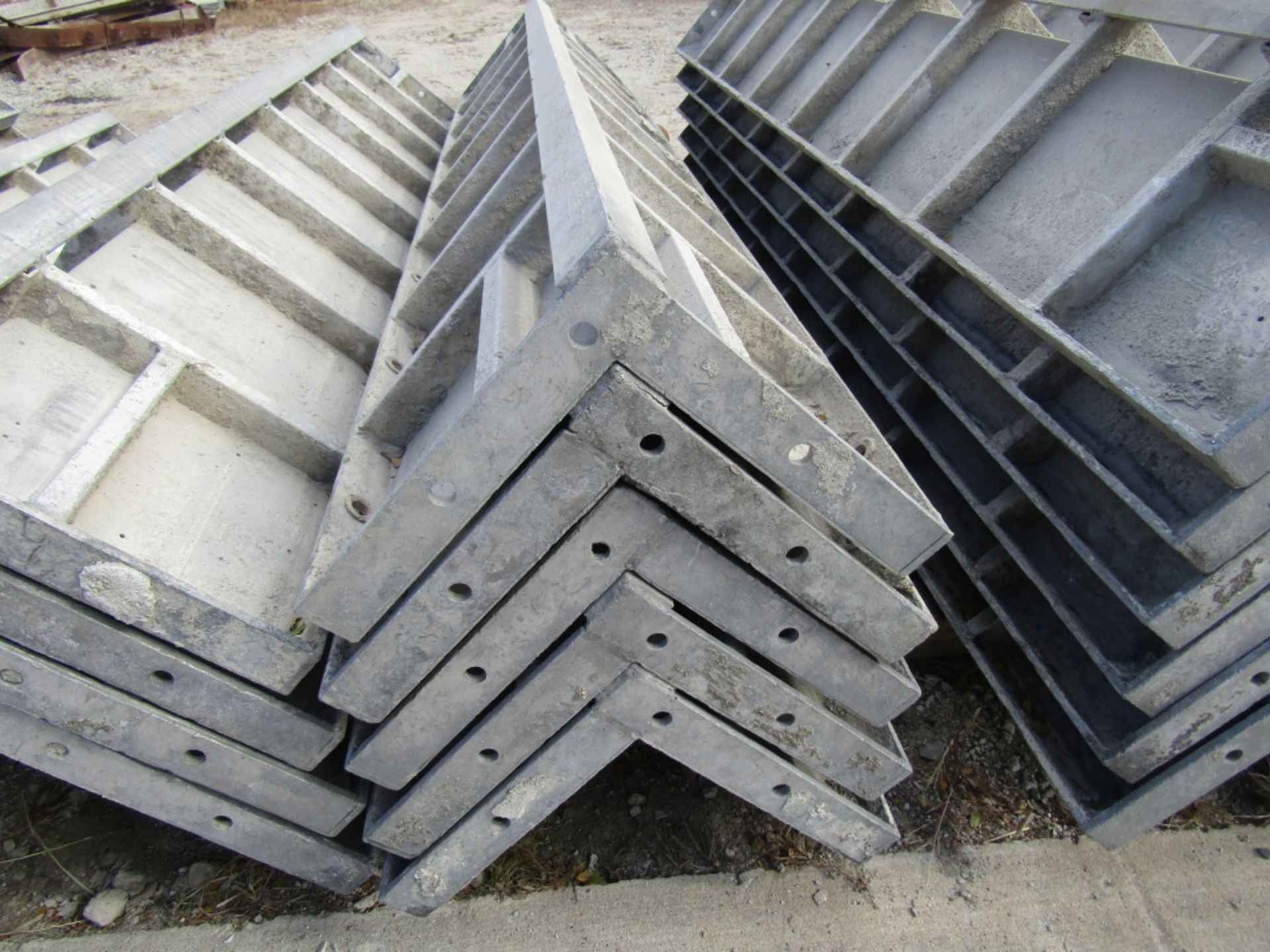 (5) 12" x 12" x 8' Durand Concrete Forms Corners, Smooth 6-12 Hole Pattern, Located in Mt. Pleasant, - Image 2 of 2