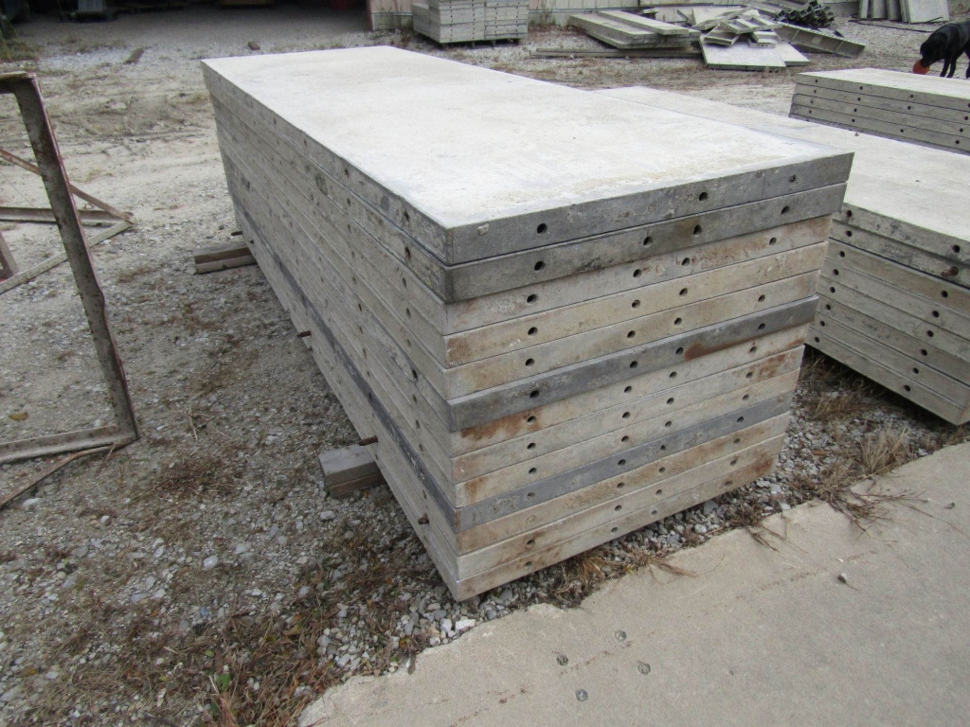 (13) 32" x 8' Durand Concrete Forms, Smooth 6-12 Hole Pattern, Attached Hardware, Located in Mt. - Image 2 of 4