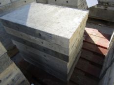 (8) 18" x 1' Durand Cap Concrete Forms, Smooth 6-12 Hole Pattern, Located in Mt. Pleasant, IA