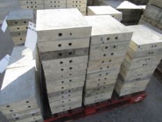 (25) 10" x 1' Durand Cap Concrete Forms, Smooth 6-12 Hole Pattern, Located in Mt. Pleasant, IA