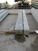 (2) 6" x 5' & (2) 4" x 5' Precise Concrete Forms, Smooth 6-12 Hole Pattern, Located in Mt. Pleasant,