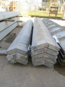 (5) 6" x 6" x 8' & (3) 5" x 5" x 8' 45 DEG ISC, Western Concrete Forms, Smooth 6-12 Hole Pattern,