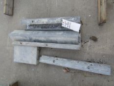 (2)4"x 4"x2'ISC,(4)2'Angles,(1)4"x4"x2 1/2 ISC…, & (1) 8" x 1' Western Concrete Forms, Smooth 6-12