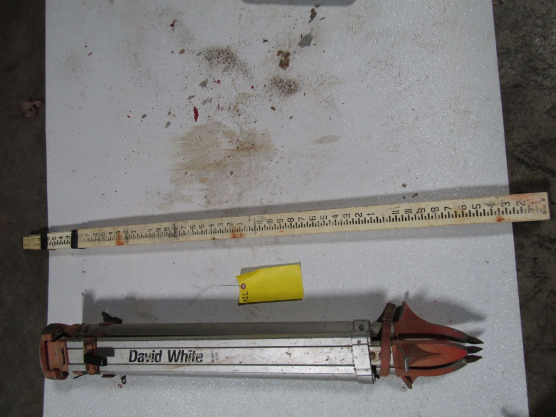 (1) David White Tripod & (1) Measuring Stick, Located in Mt. Pleasant, IA