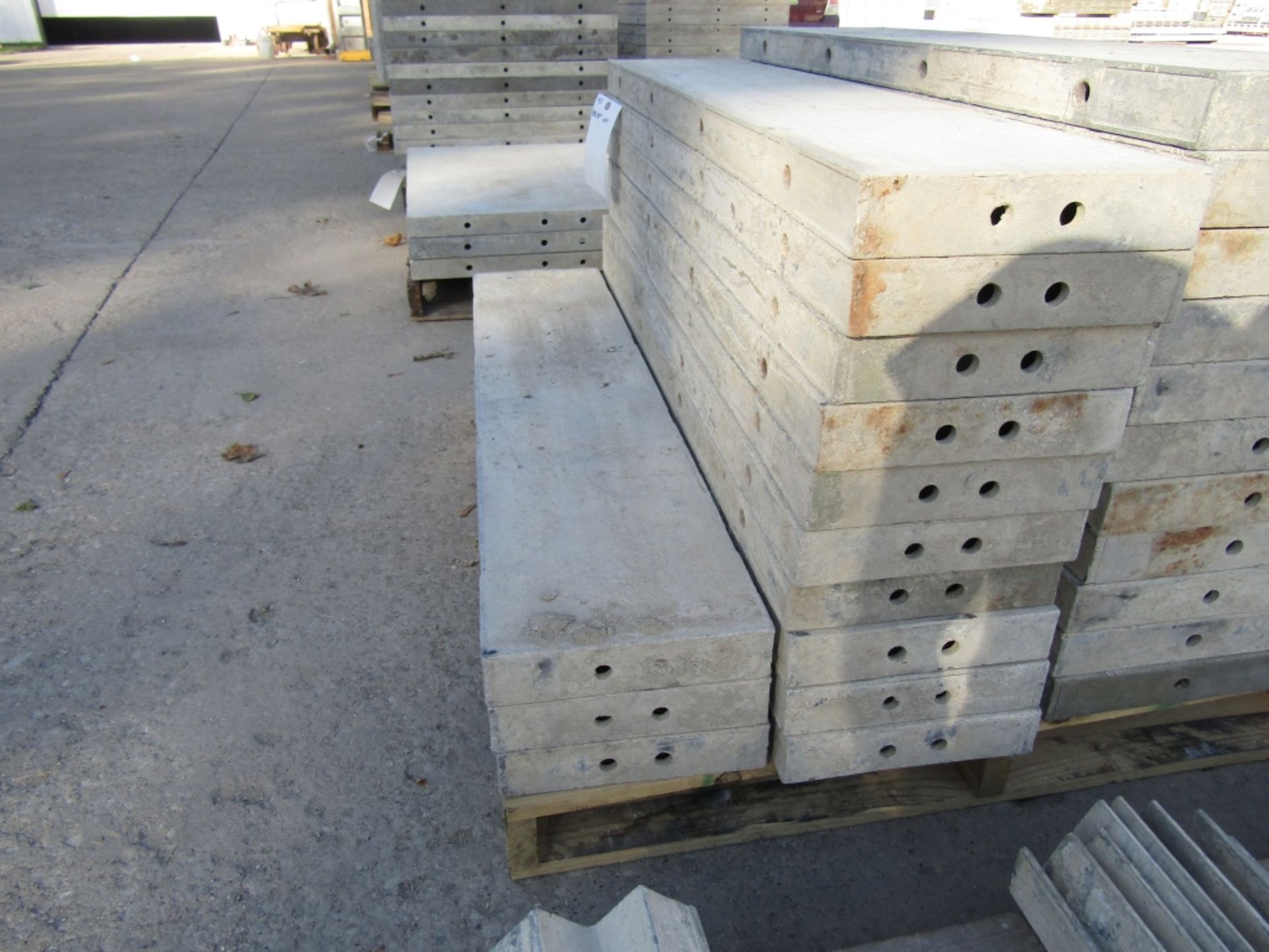 (13) 10" x 4' Durand Concrete Forms, Smooth 6-12 Hole Pattern, Located in Mt. Pleasant, IA - Image 2 of 2