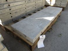 (1) 14" x 4' Durand Concrete Forms, Smooth 6-12 Hole Pattern, Located in Mt. Pleasant, IA