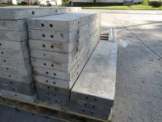 (13) 10" x 4' Durand Concrete Forms, Smooth 6-12 Hole Pattern, Located in Mt. Pleasant, IA