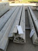 (7) 4" x 4" x 9' Western Concrete Forms Hinged, Smooth 6-12 Hole Pattern, Located in Mt. Pleasant,