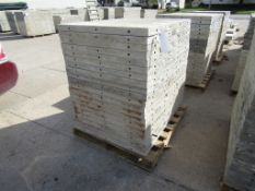 (20) 36" x 4' Durand Concrete Forms, Smooth 6-12 Hole Pattern, Attached Hardware, Located in Mt.