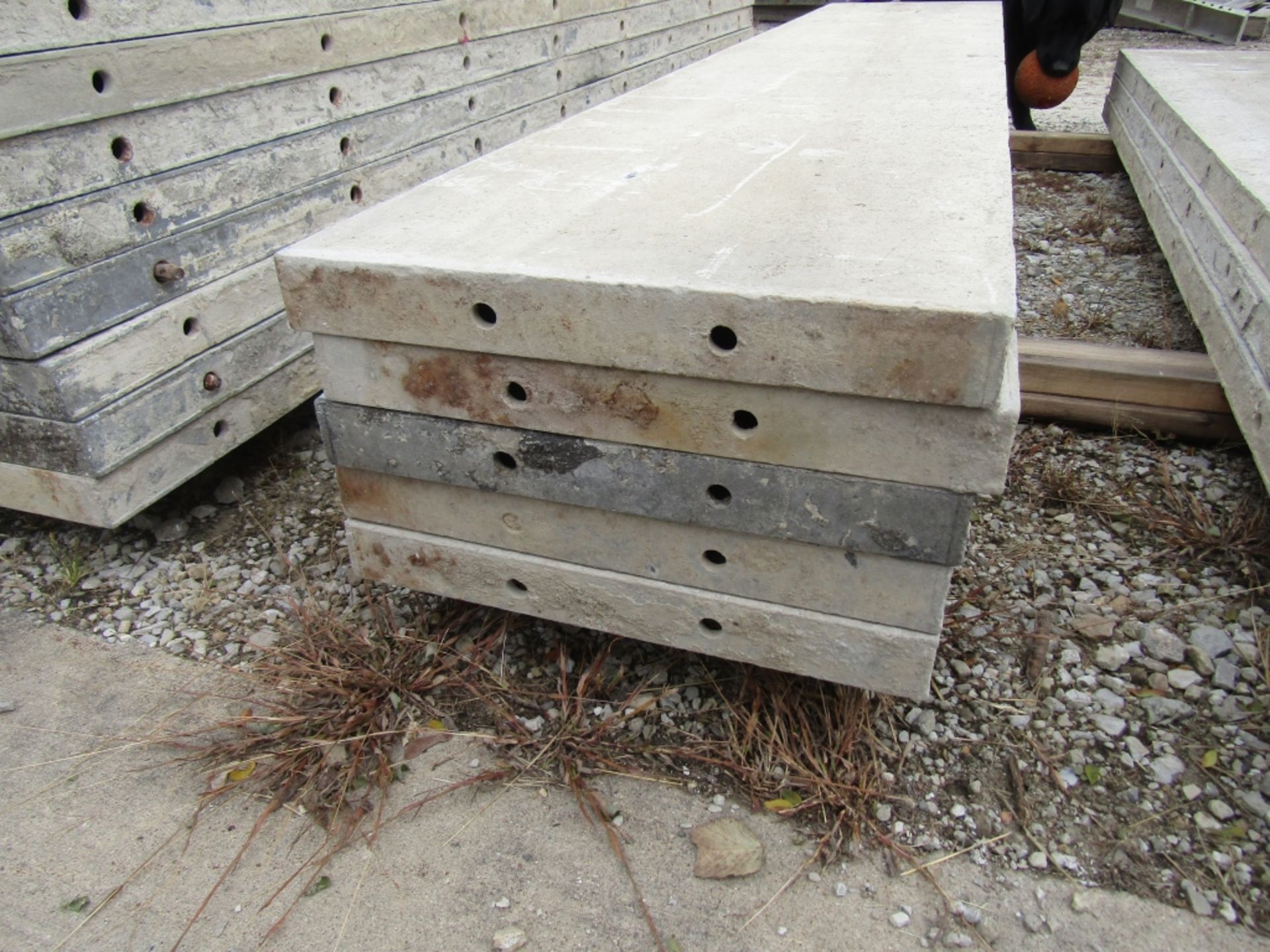 (15) 18" x 8' Durand Concrete Forms, Smooth 6-12 Hole Pattern, Attached Hardware, Located in Mt. - Image 4 of 4