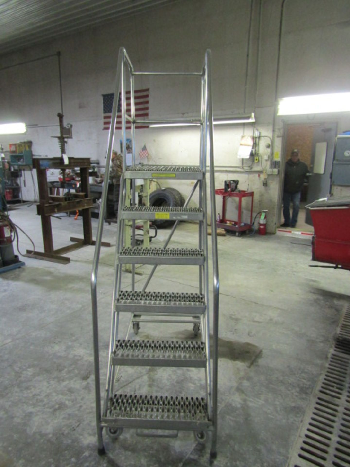 Aluminum Rolling 6 Step Ladder