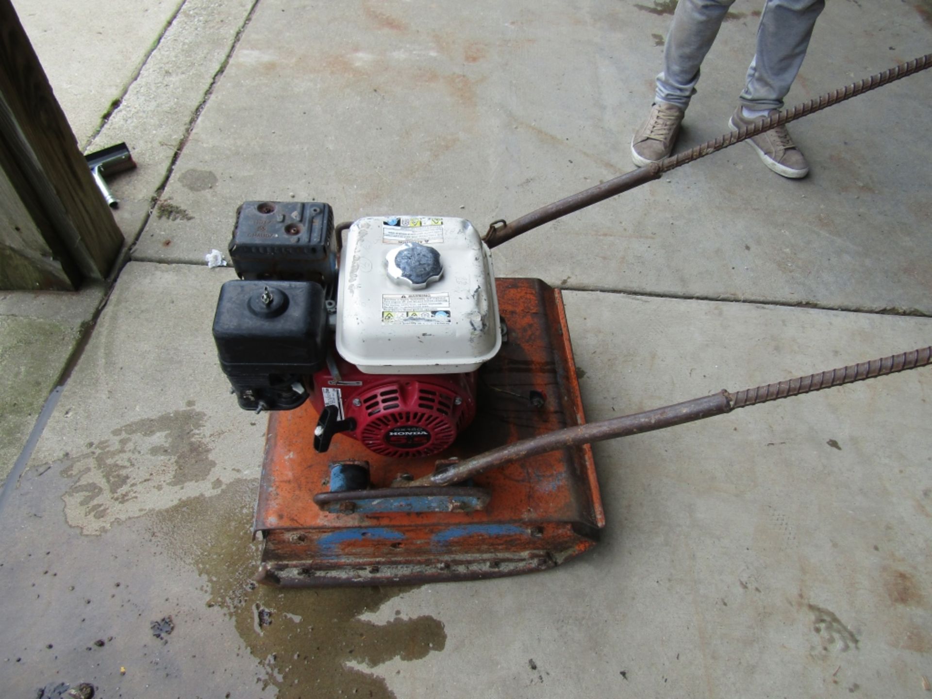 Plate Compactor, GX160 Honda 5.5 hp Motor,