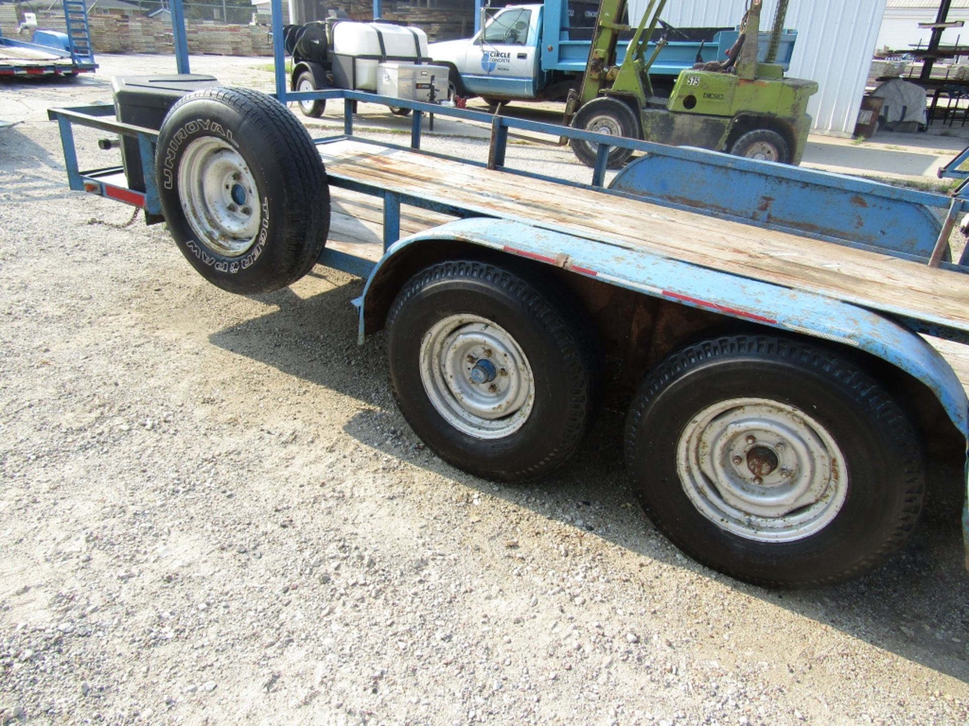 1990 Jamar Tandem Axle Trailer, VIN # 1B9FS1625LJ001922, 16'4" x 6'6" Wood Deck, - Image 6 of 7