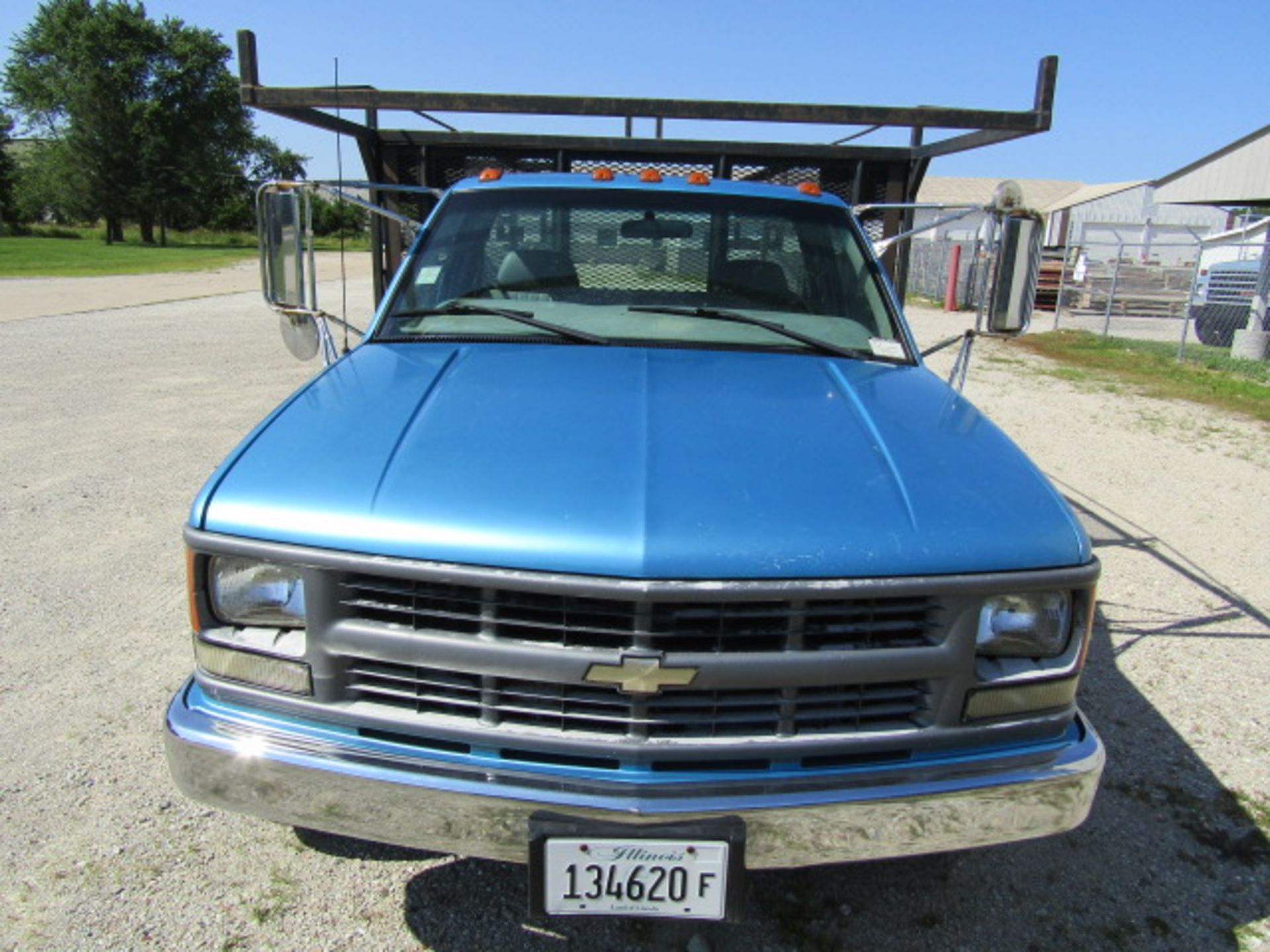 1999 Chevy 3500 Form Pick Up w/Tool Boxes, 9' Bed, Model GMT-400, Dually, VIN #1GBJC34J0XF063255, - Image 3 of 27