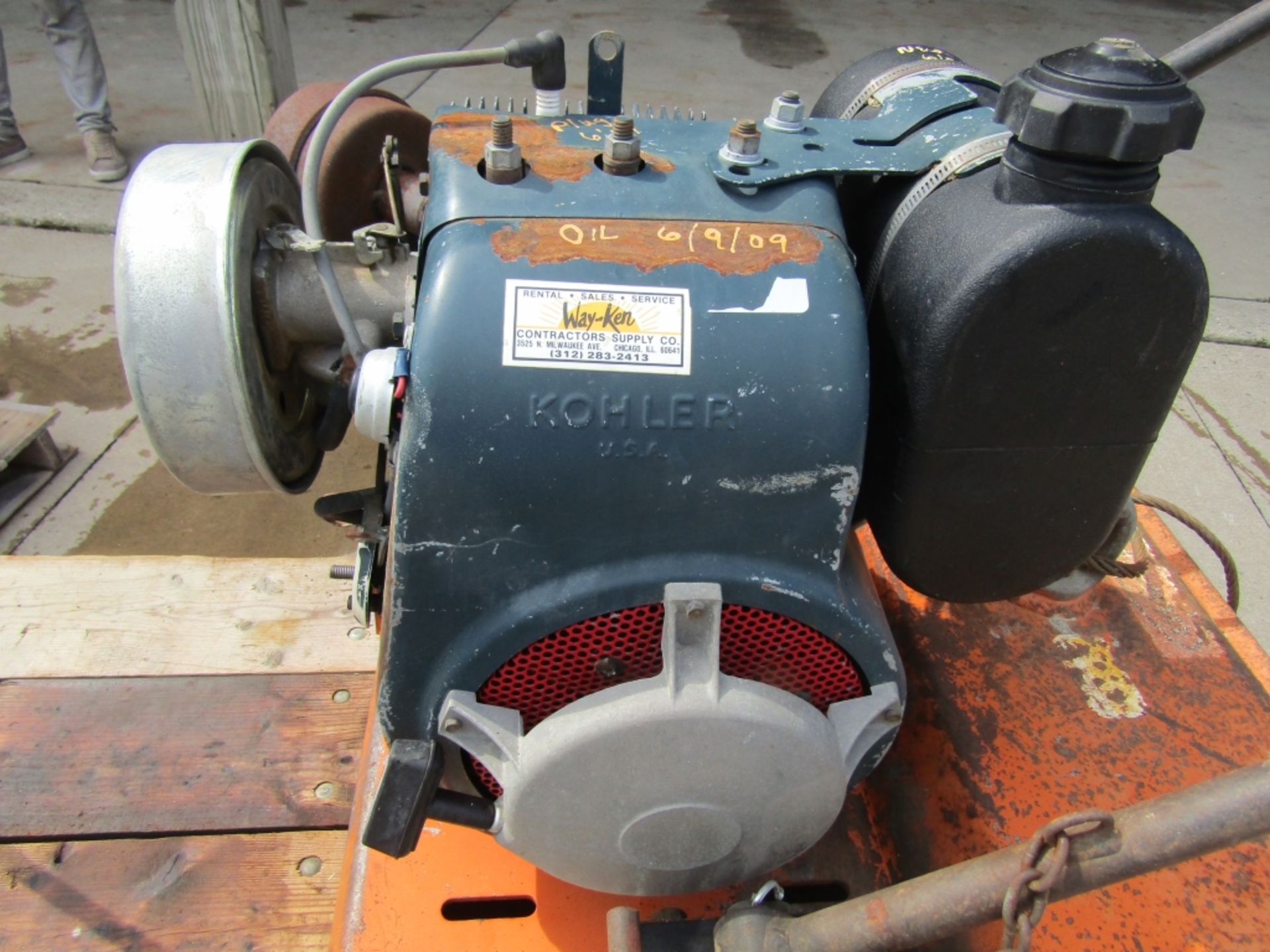 M-B-W Ground Pounder, Model GP7000, Serial #1301335, Kohler Motor, - Image 4 of 5