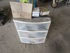 3 Drawer Bin with Miscellaneous Parts