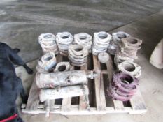 (53) Hose Clamps & (3) Hose Valves