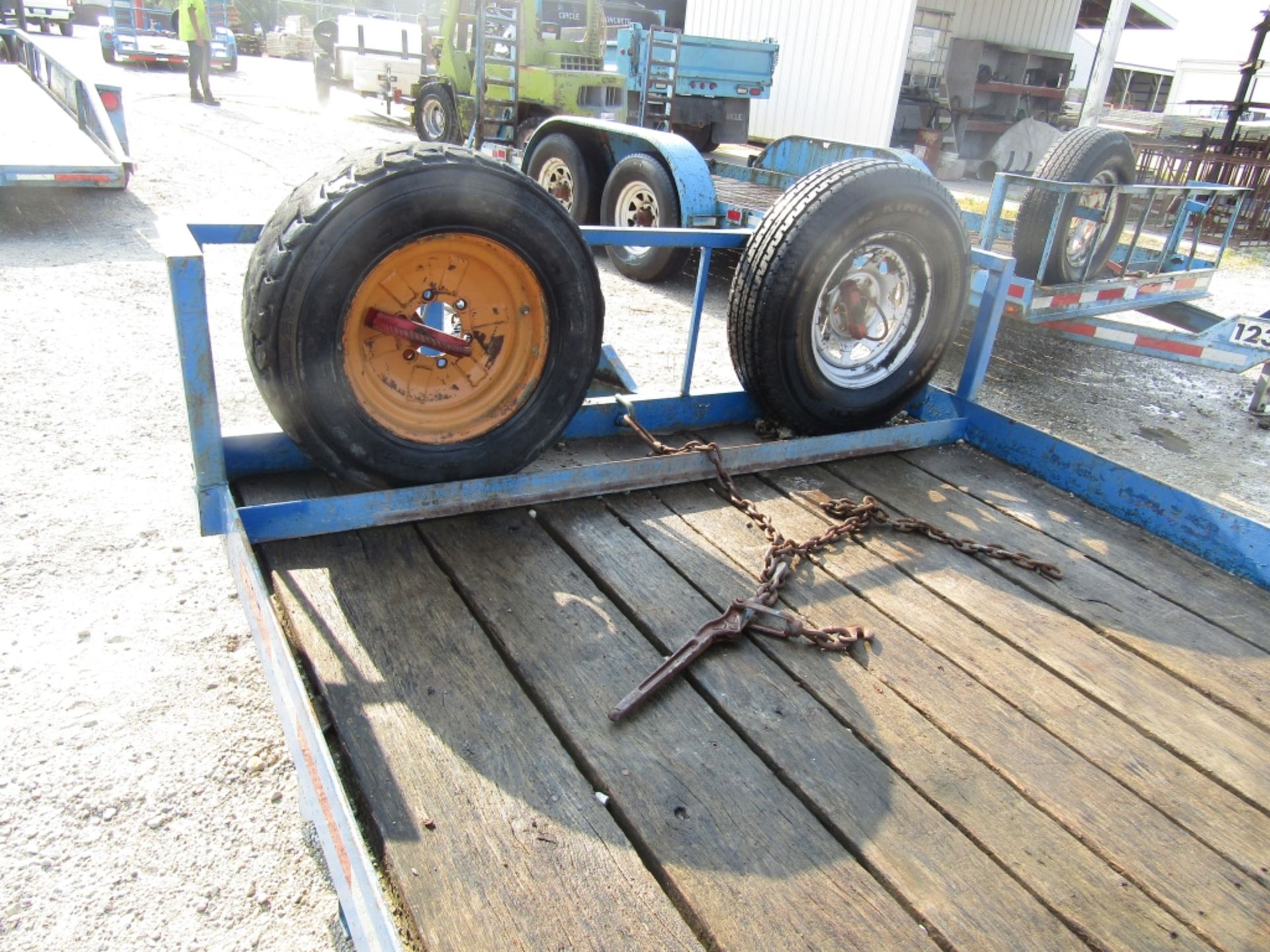 2002 Cronkhite Tandem Axle Trailer, VIN # 47326202621101124, Ramps 16'2" x 6'6", Wood Deck, - Image 6 of 8