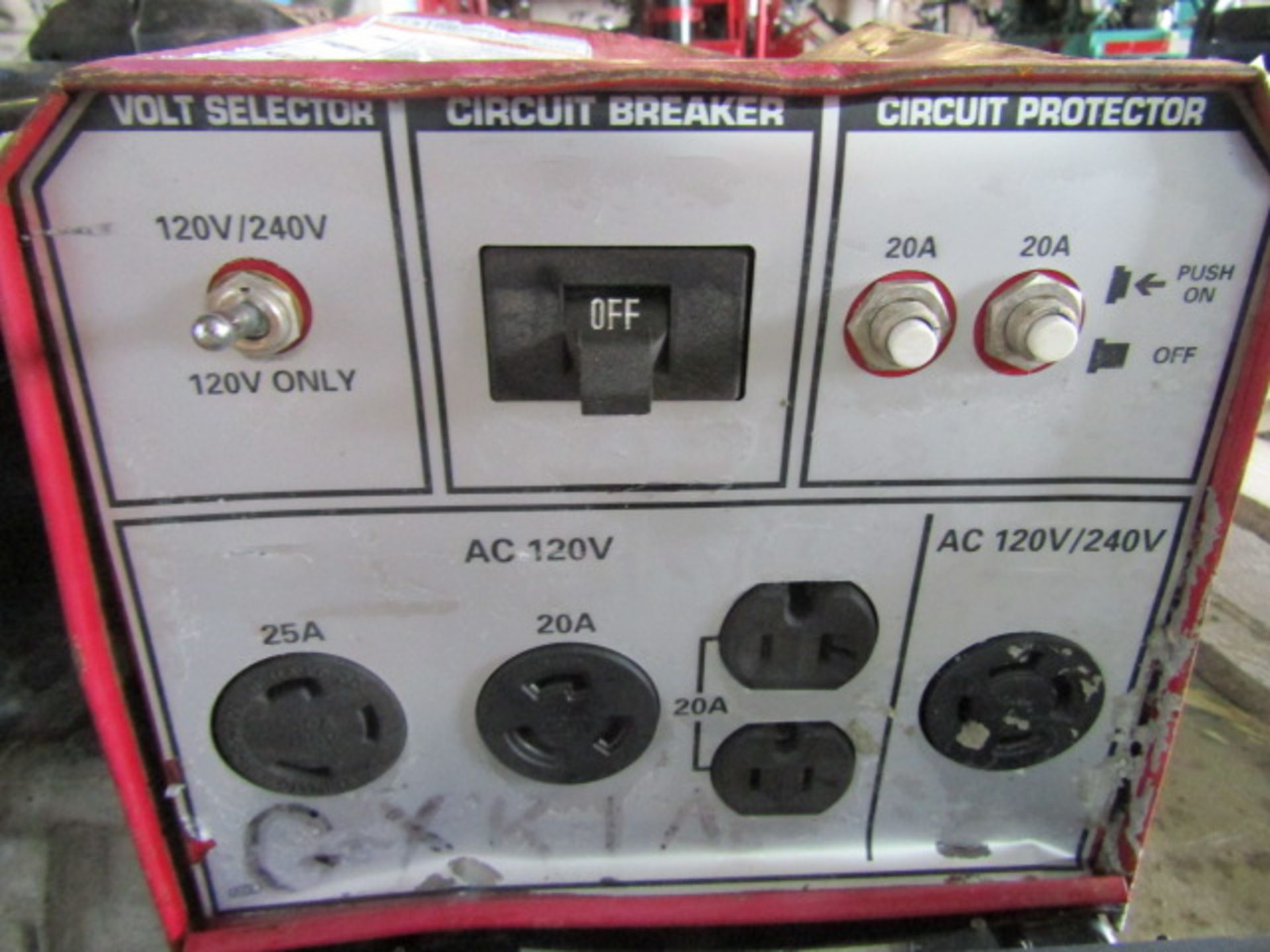 EG3500X Generator, 120/240V, - Image 3 of 5