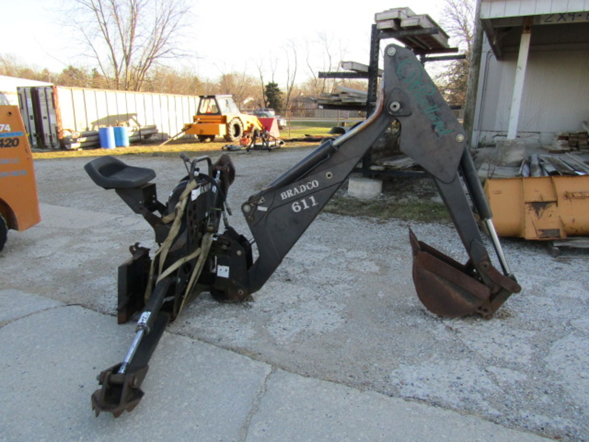 Skid Loader Backhoe Attachment