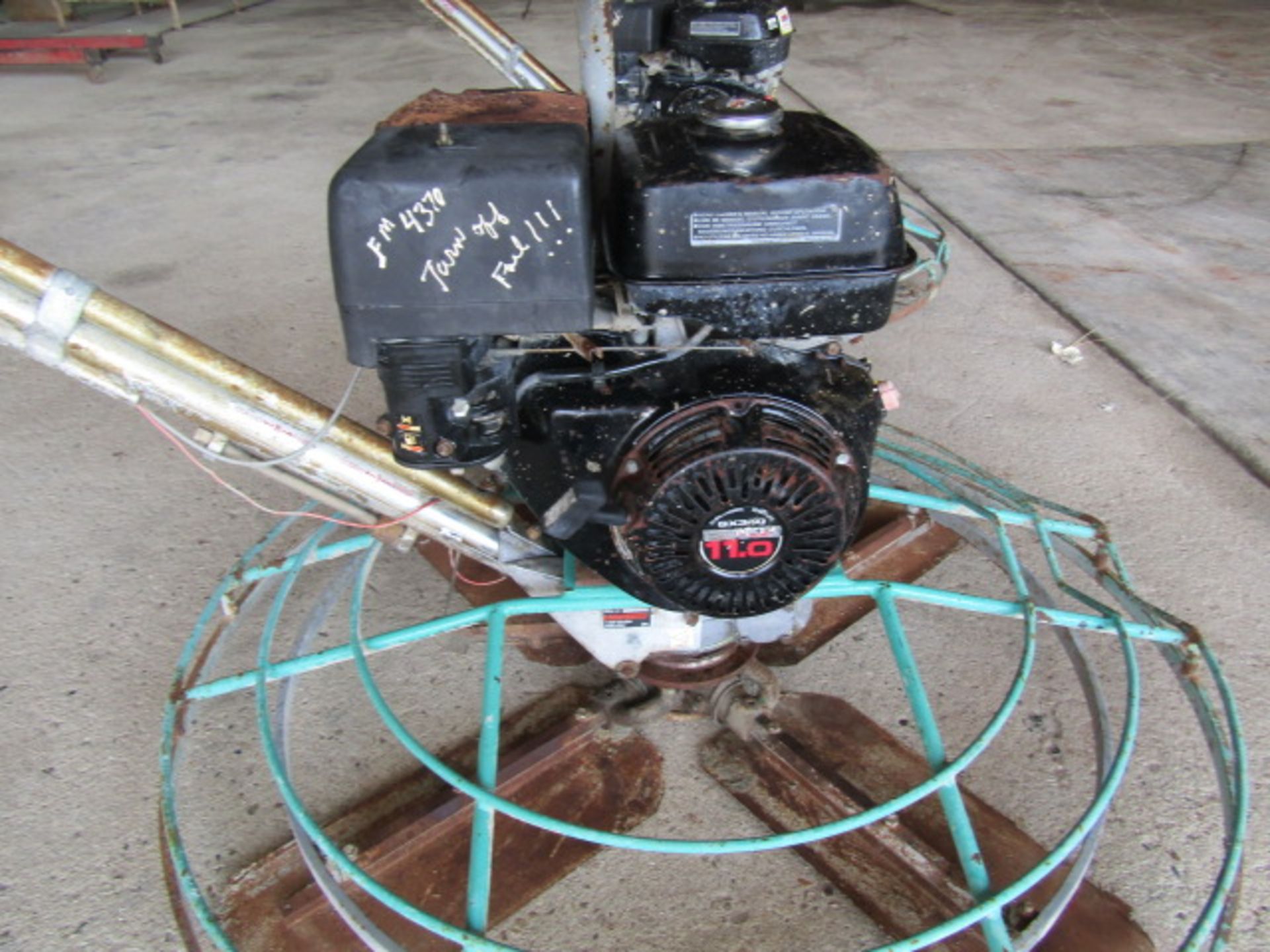 Whiteman Power Trowel, Model HPL-464-11H, Serial #JJ54370, GX340 Honda 11 hp Motor, - Image 4 of 5