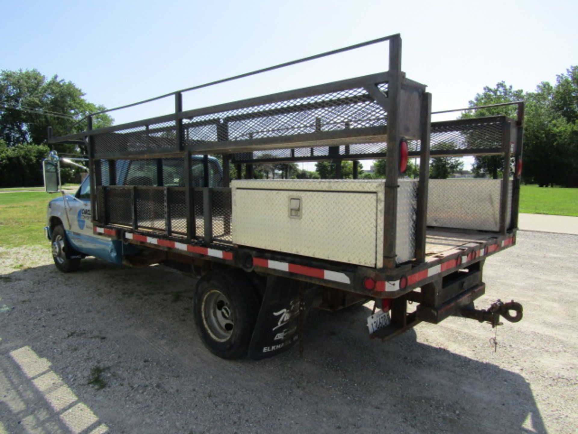 1999 Chevy 3500 Form Pick Up w/Tool Boxes, 9' Bed, Model GMT-400, Dually, VIN #1GBJC34J0XF063255, - Image 5 of 27