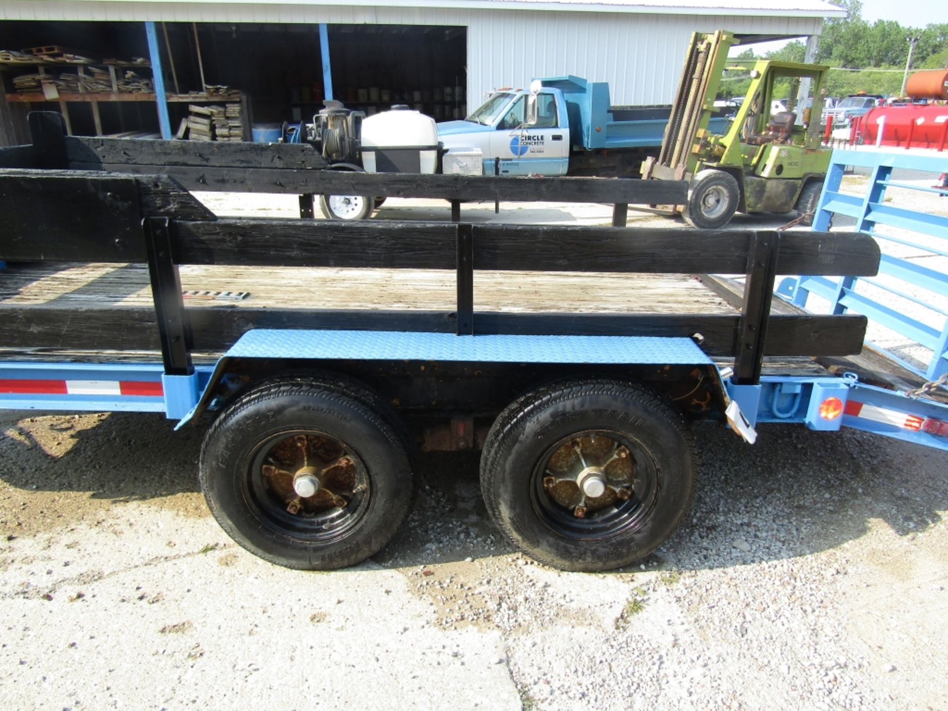 1979 Tandem Axle Trailer, VIN # 4T30013, Ramp 14'6" x 6'6", Wood Deck, - Image 7 of 10