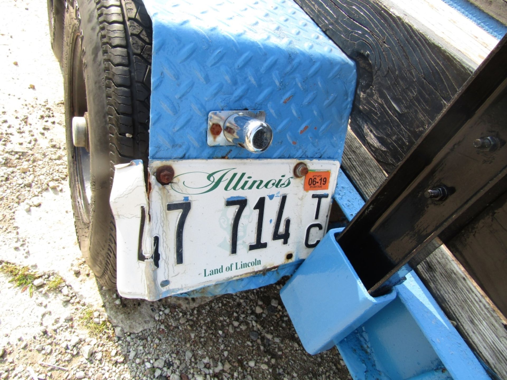 1979 Tandem Axle Trailer, VIN # 4T30013, Ramp 14'6" x 6'6", Wood Deck, - Image 6 of 10