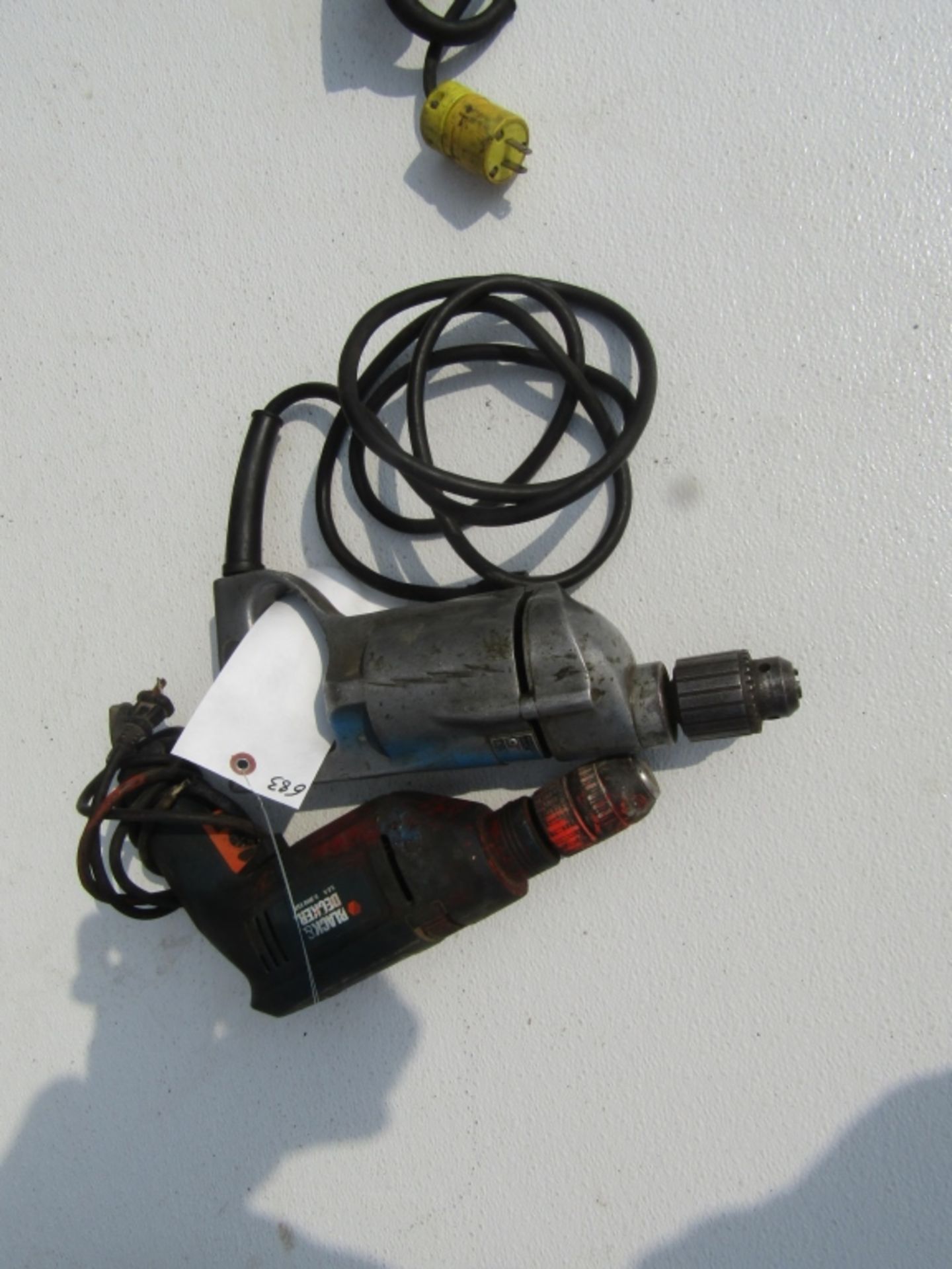 (2) Drills, (1) Black & Decker & (1) Miscellaneous,