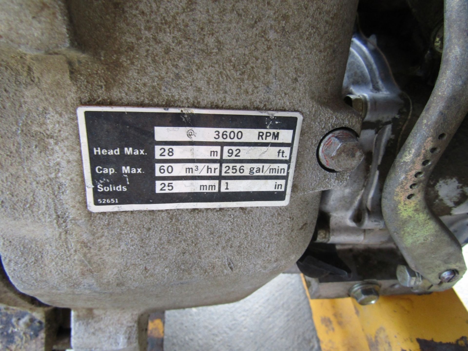 Wacker PT2R Trash Pump, Model PT2R, Serial #502202076, - Image 3 of 4