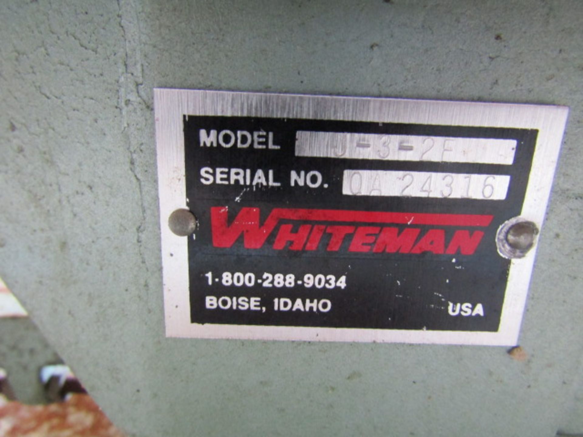 Whiteman Power Finishing Trowel, Model J-3-2E, Serial #OA 24316, - Image 3 of 4