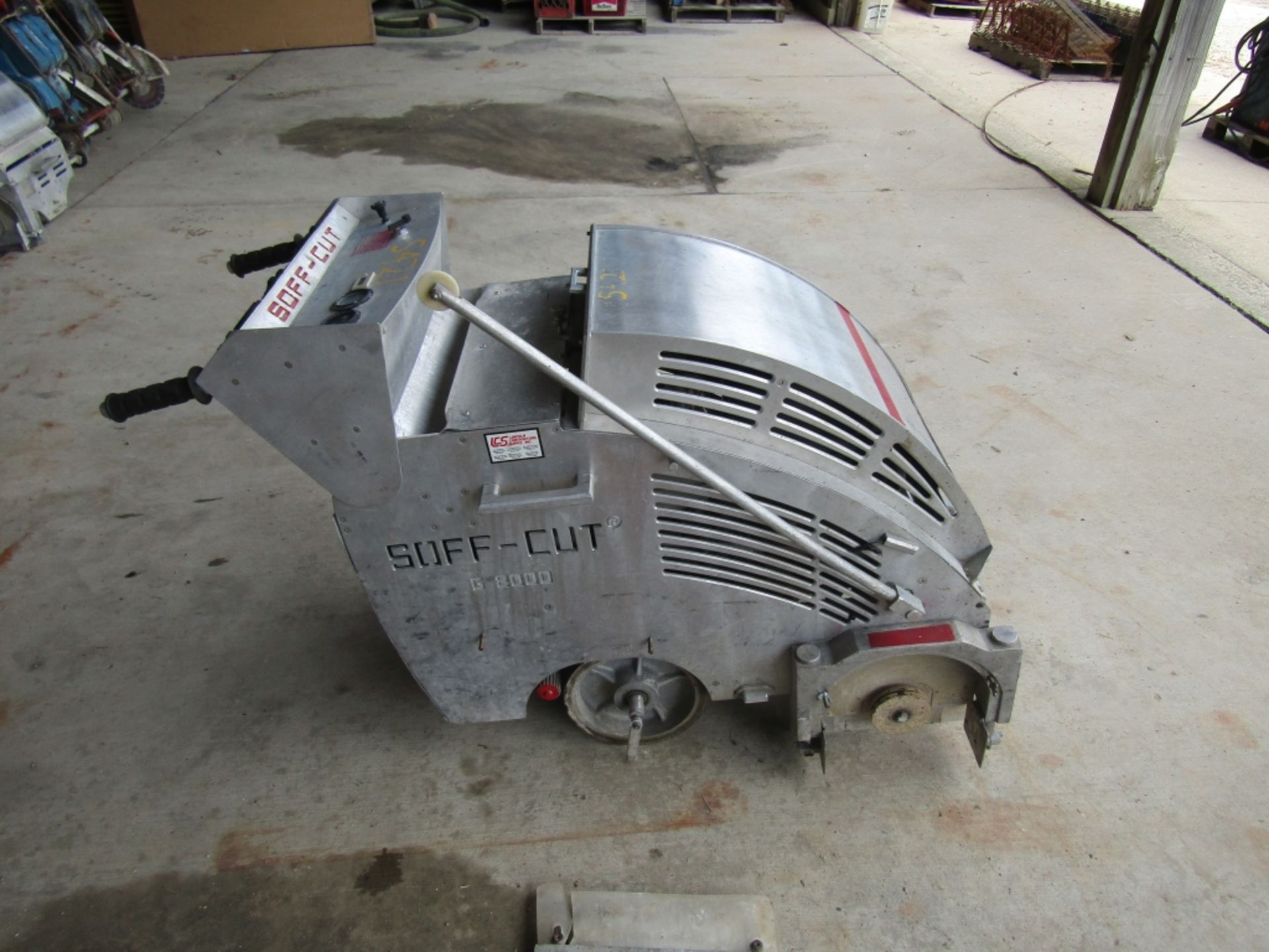 Soff-Cutt G-2000 Walk Behind Concrete Saw, Model G2000, 882 Hours, Serial #1421, - Image 2 of 7