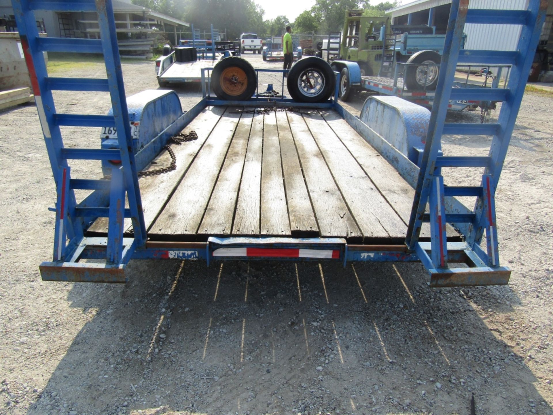 2002 Cronkhite Tandem Axle Trailer, VIN # 47326202621101124, Ramps 16'2" x 6'6", Wood Deck, - Image 7 of 8