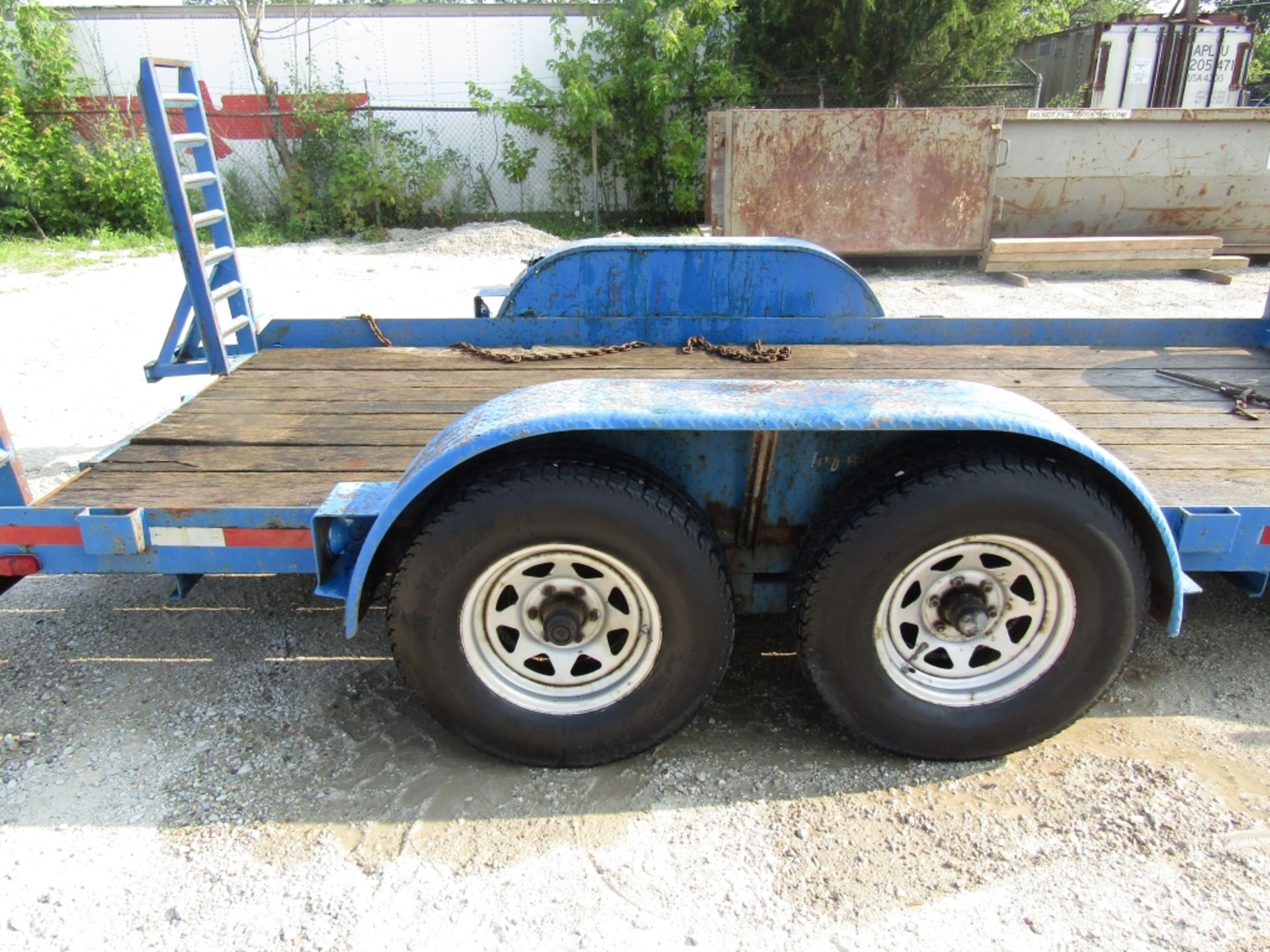 2002 Cronkhite Tandem Axle Trailer, VIN # 47326202621101124, Ramps 16'2" x 6'6", Wood Deck, - Image 8 of 8