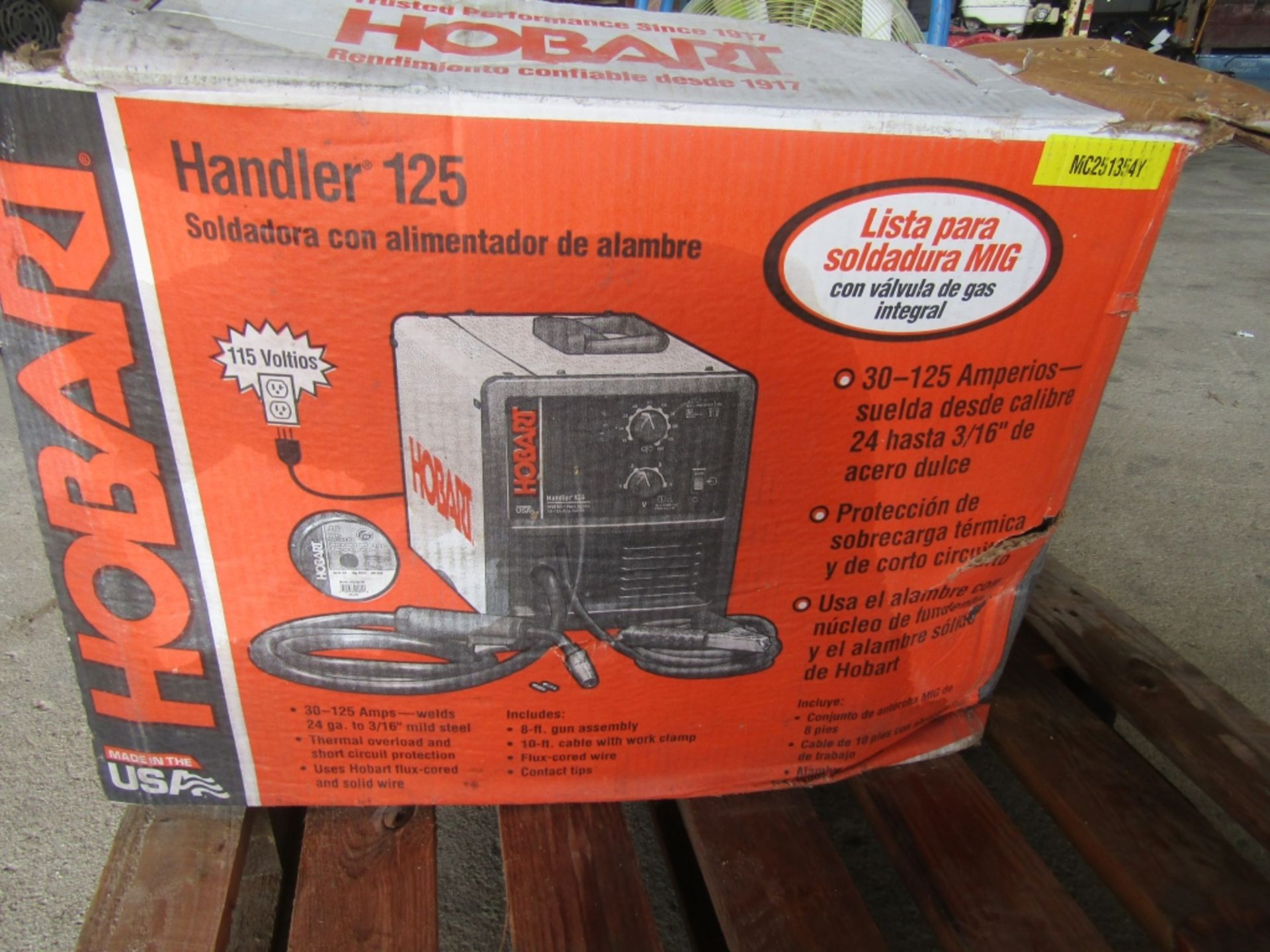 Hobart Handler 120, Serial #295 1S12020CV Power Source & Wire Feeder,, - Image 6 of 6