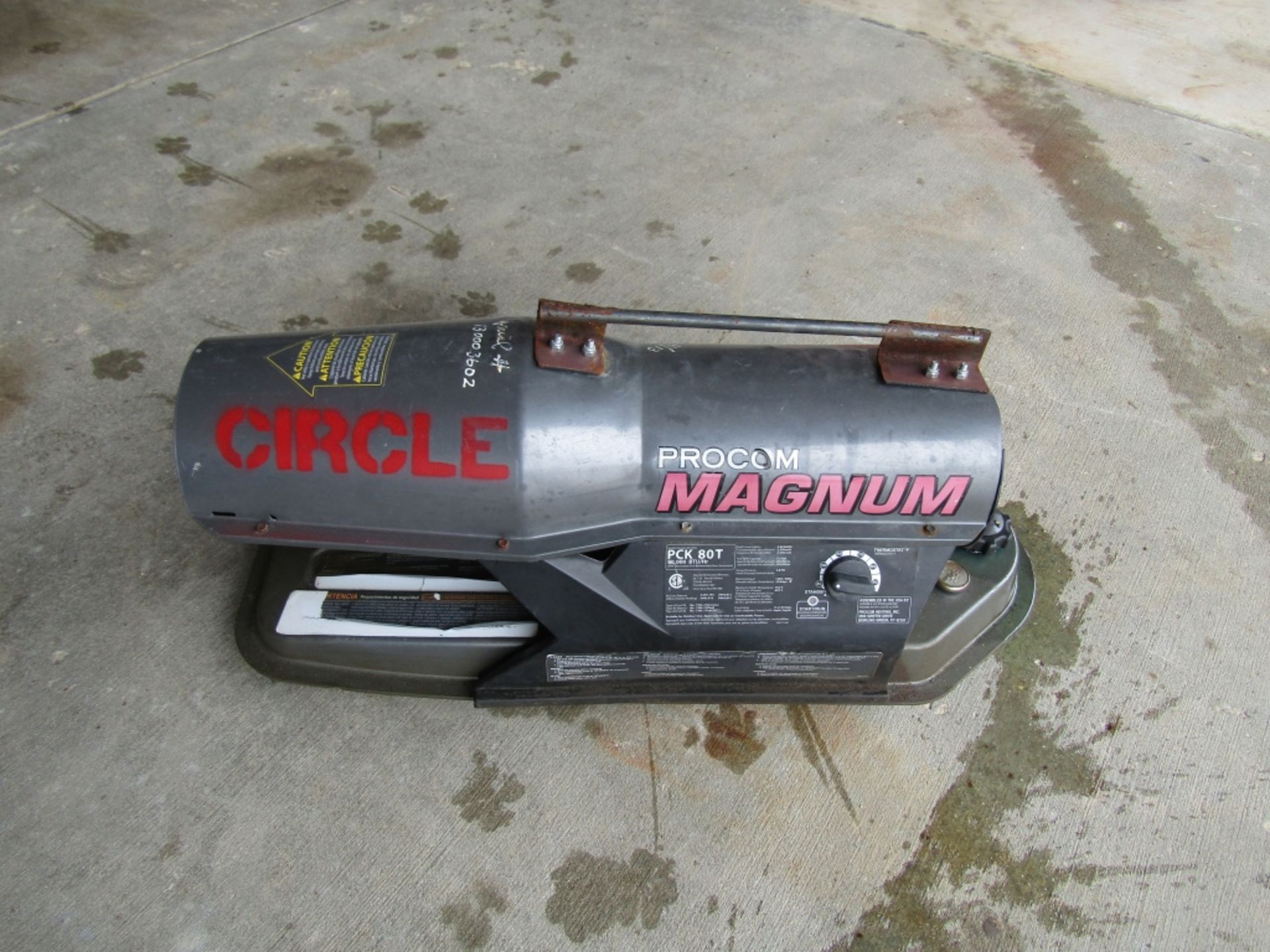 ProCom Magnum Portable Heater, Model PCK 80T, 80000 BTU/Hr., 5.5 Gallon,