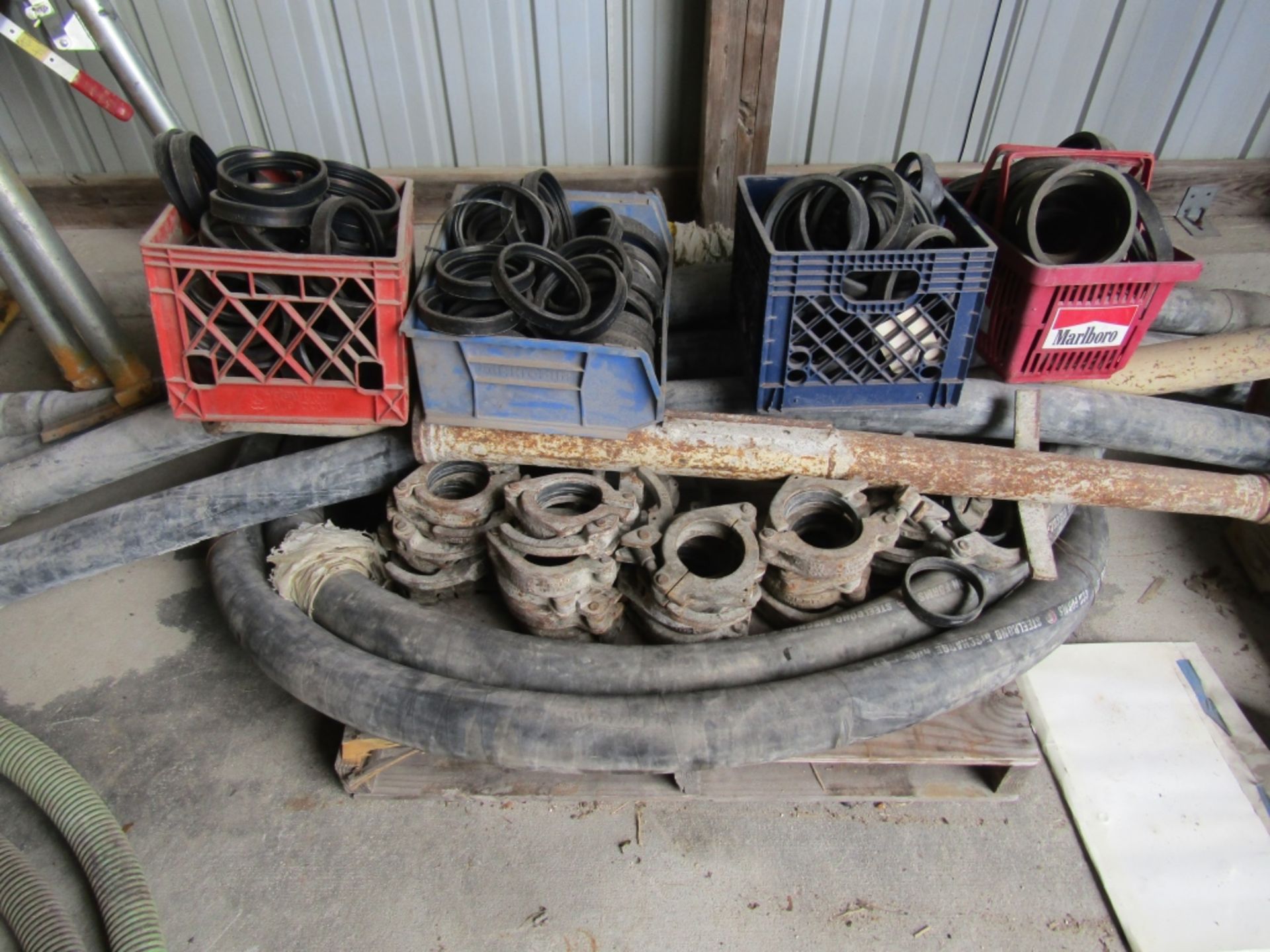 (19) 3" 10' Pipe & Hose Clamps