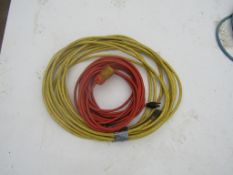 (1) Orange, (1) Yellow Extension Cord