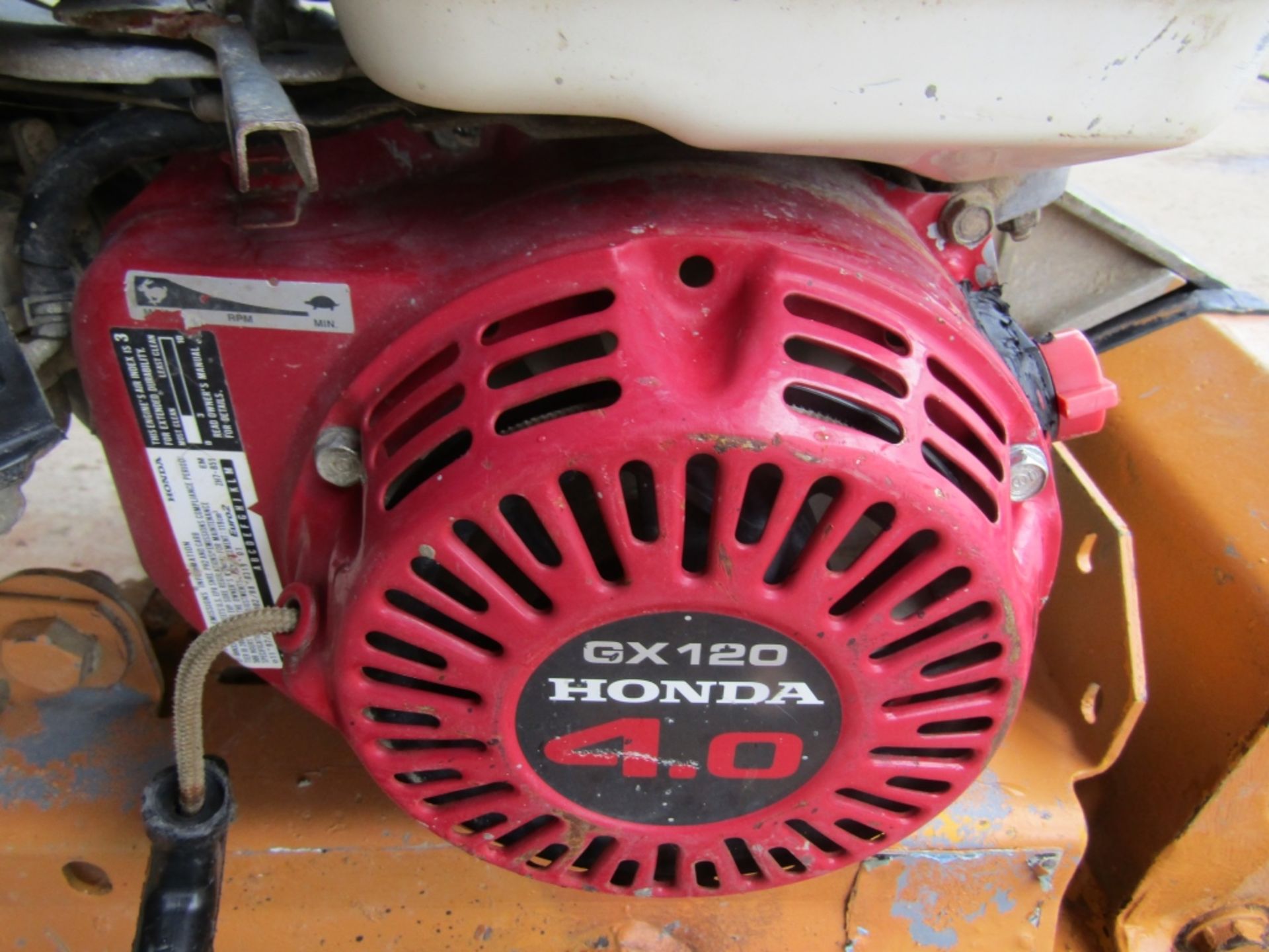 Wacker Plate Compactor, GX120 Honda Motor, - Image 3 of 4