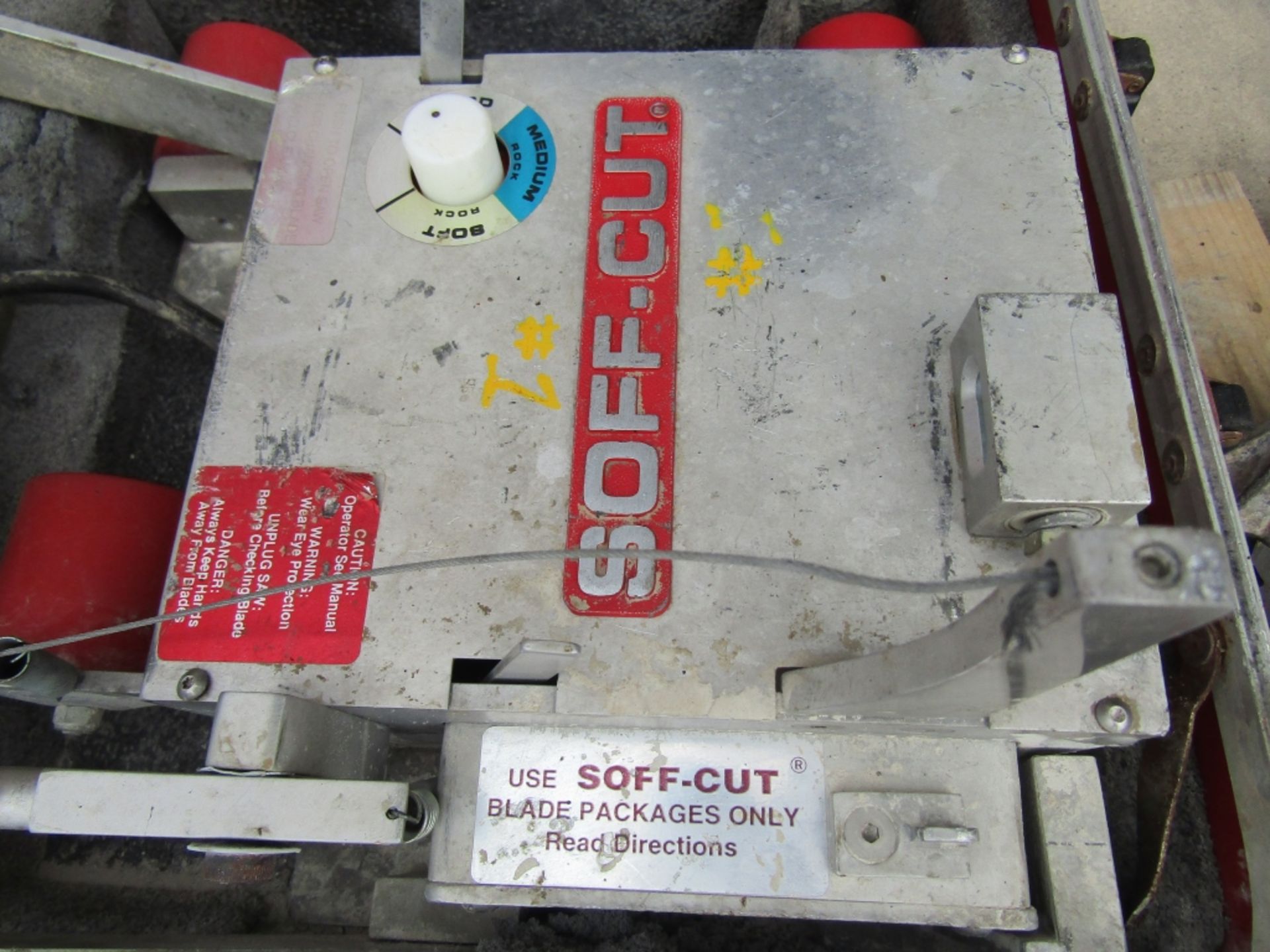 Soff Cut 260 Concrete Saw, Model 260, Serial # 2011, Hours 103, 120 V, - Image 2 of 4