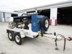 1983 Thomsen Equipment Concrete Pump, Model #TTS4002D, Serial #2183010195, Deutz Diesel Engine,