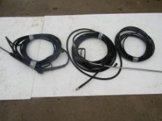 (3) Pressure Washer Hose 2 with Wands