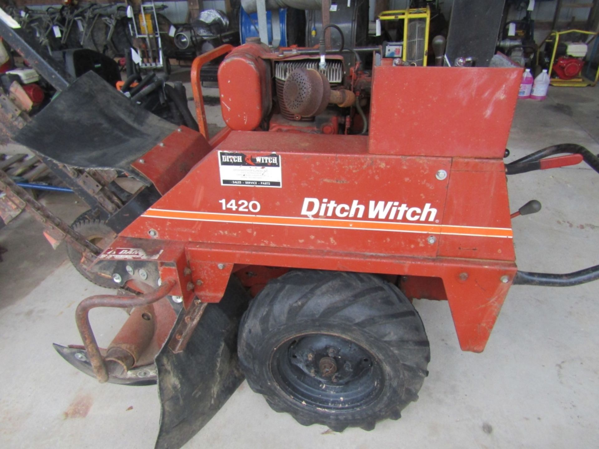 Ditch Witch 1420, Model 1420KE, Serial #144703, Hours 1937, - Image 8 of 8