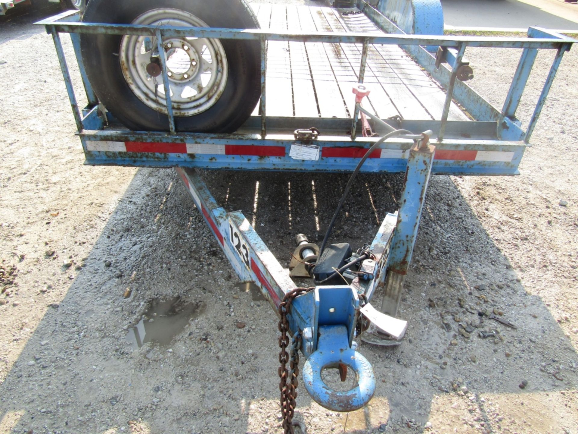 2002 Cronkhite Tandem Axle Trailer, VIN # 47326202421101123, Ramps 16'4" x 6' 6" Wood Deck, - Image 3 of 8